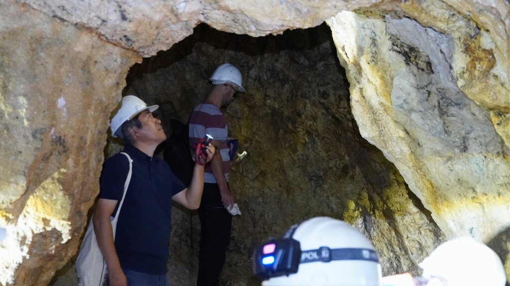 Fotografía perteneciente a la sesión fotográfica realizada con motivo de la visita de IAGOD a Mina Doade en 2026.