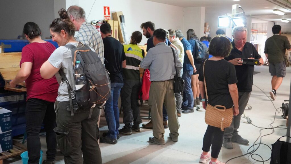 Fotografía perteneciente a la sesión fotográfica realizada con motivo de la visita de IAGOD a Mina Doade en 2026.